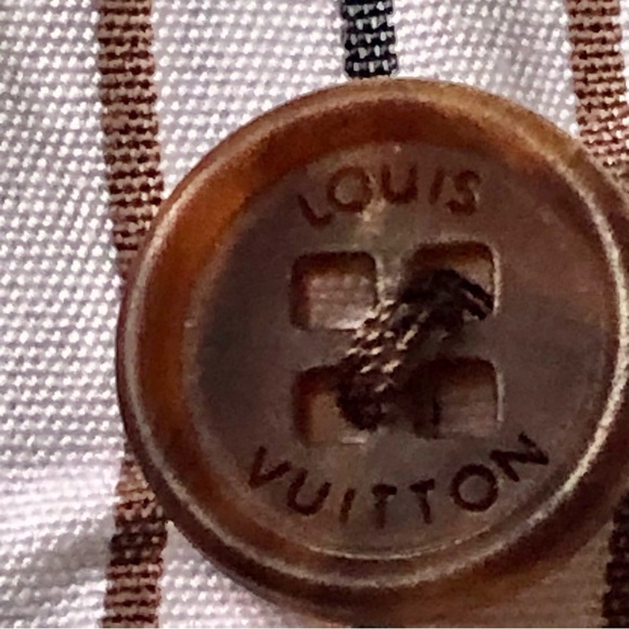 LOUIS VUITTON Button Down Long Sleeve Shirt Wide Collar & Cuff EU 39 Medium - Picture 8 of 16